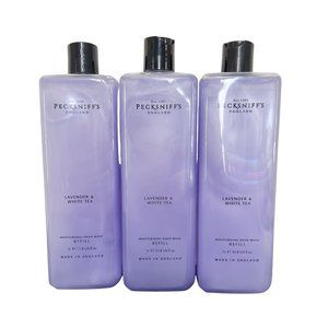 NEW 3x Pecksniffs Lavender & White Tea Moisturizing Hand Wash Refill, 33.8 fl oz